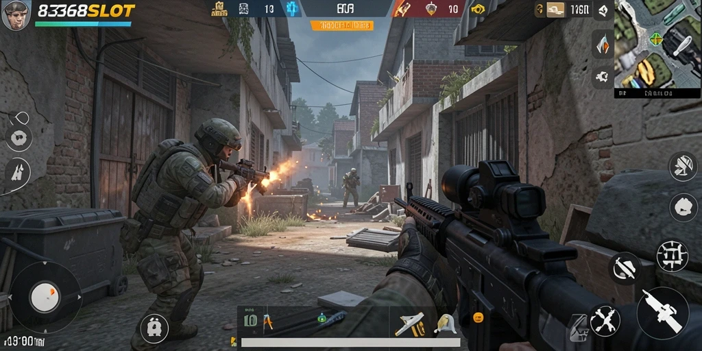 Screenshot dari gameplay menegangkan di 8368SLOT.