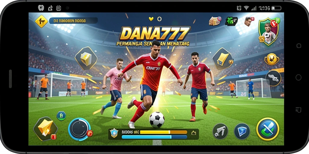 Tampilan gameplay DANA777 yang menegangkan dan kompetitif dalam olahraga.