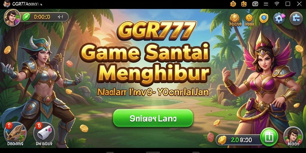 Tampilan gameplay GGR777 yang menarik dan penuh warna.
