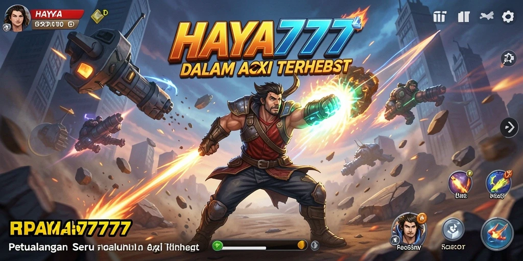 Screenshot HAYA777 menampilkan aksi seru di dalam gameplay.