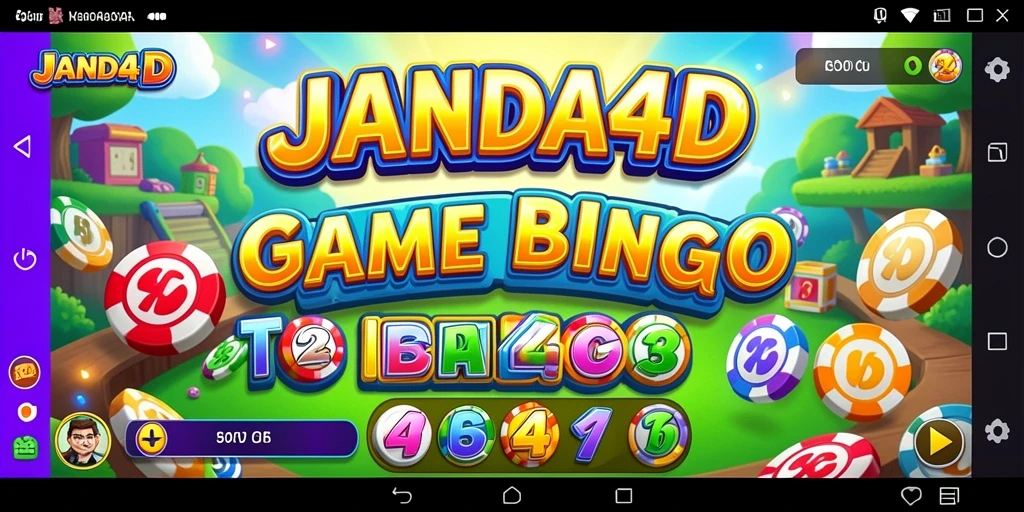 Tampilan dinamis gameplay JANDA4D yang menarik dalam permainan Bingo.