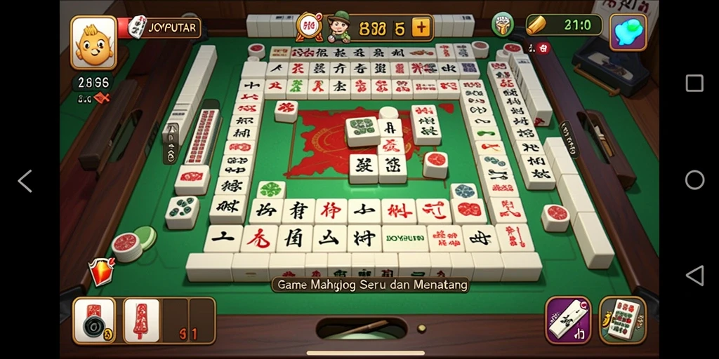Tampilan gameplay Mahjong yang menarik dan seru di JOYPUTAR.