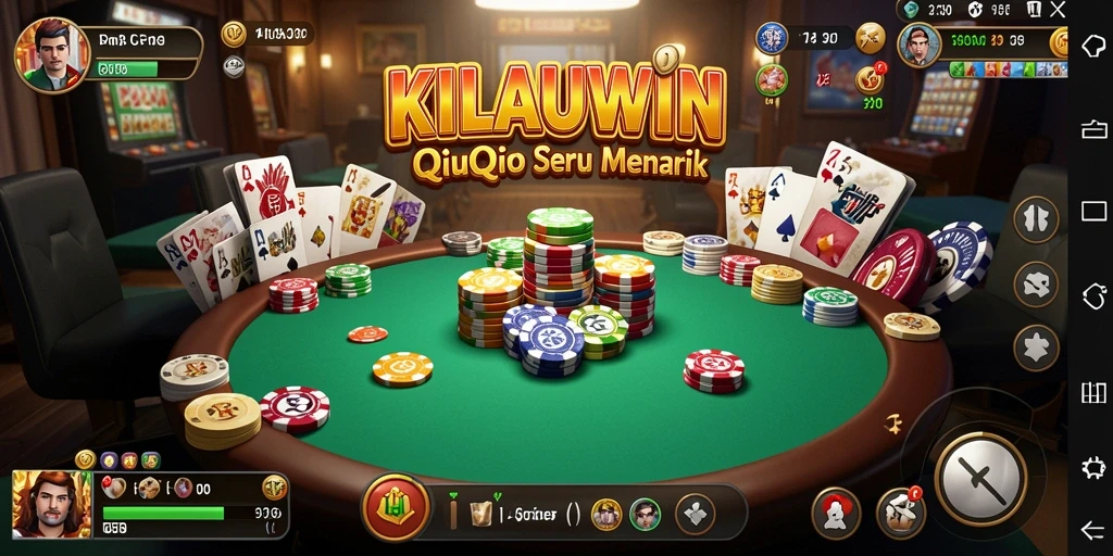 Tampilan gameplay QiuQiu yang seru di KILAUWIN.