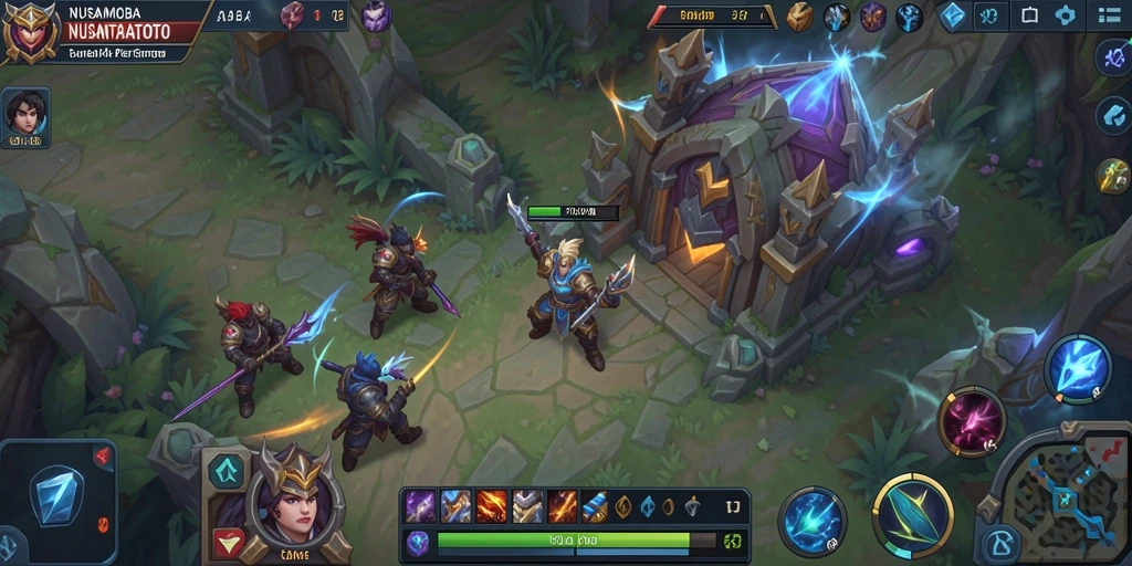 Tampilan seru dari gameplay NUSANTARATOTO yang mendebarkan.