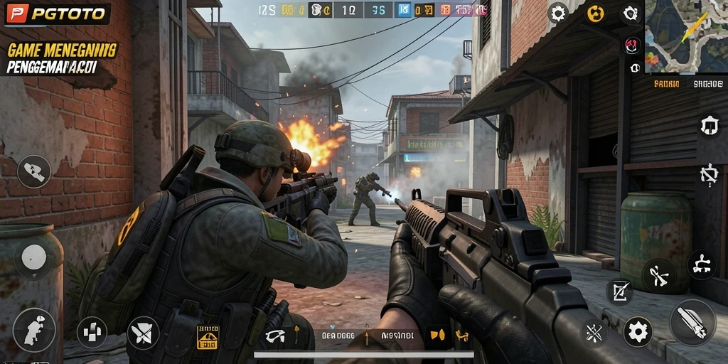 Gameplay PGTOTO yang intens dan penuh aksi untuk penggemar FPS.