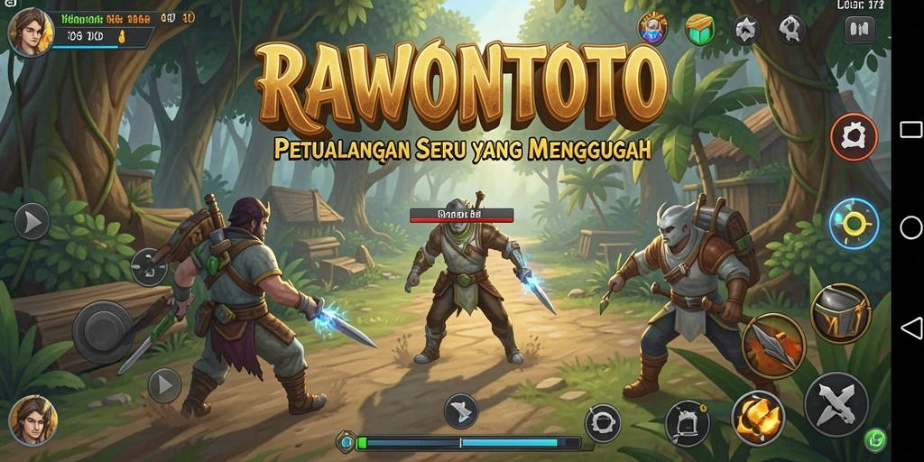 Tampilan gameplay menakjubkan di RAWONTOTO dengan petualangan yang mendebarkan.