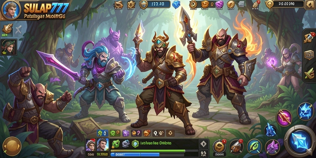Screenshot menampilkan aksi seru dalam gameplay SULAP777.