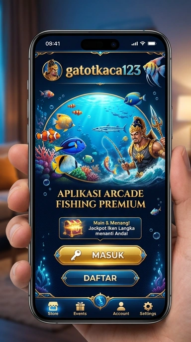 Tampilan awal aplikasi gatotkaca123 yang menarik dan mudah digunakan.