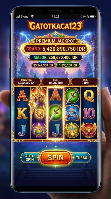 Screenshot tampilannya menunjukkan berbagai aplikasi menarik di gatotkaca123.